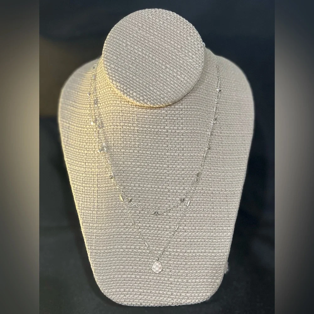 Clove Multi Strand Neckl in Bright Silver from Kendra Scott - Picture 1 of 3